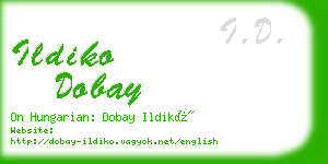 ildiko dobay business card